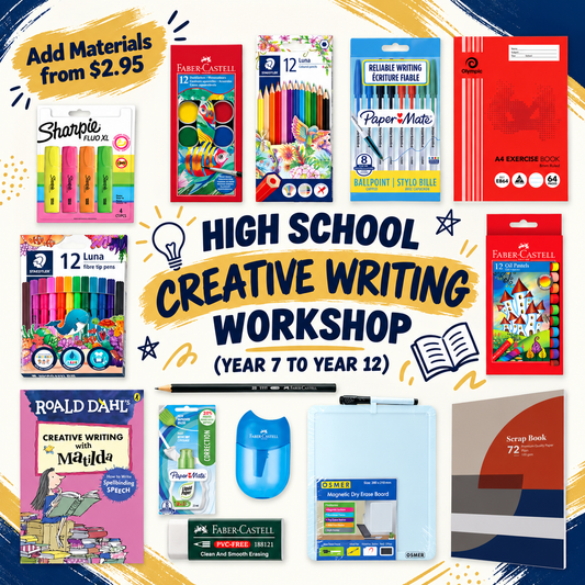 High School Creative Writing Materials & Workshop (Year 7 to Year 12)