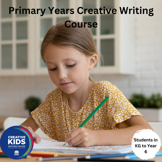 Primary Years Creative Writing Workshop (KG to Year 6)