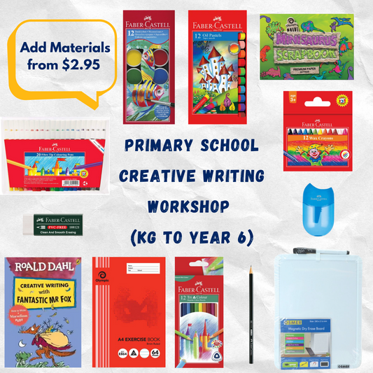 Primary School Creative Writing Materials & Workshop (KG to Year 6)