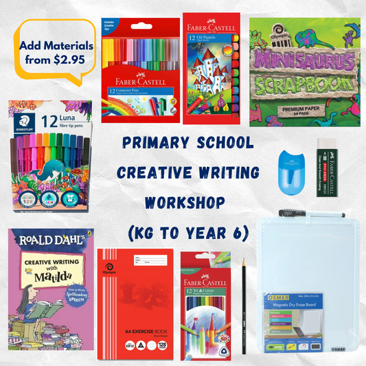 Primary School Creative Writing Materials & Workshop (KG to Year 6)