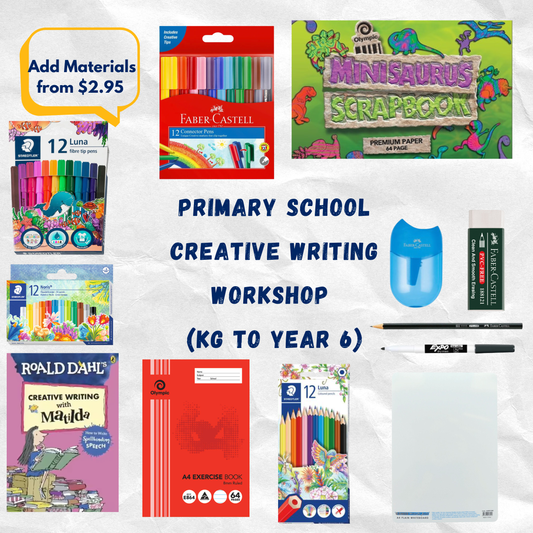 Primary School Creative Writing Materials & Workshop (KG to Year 6)